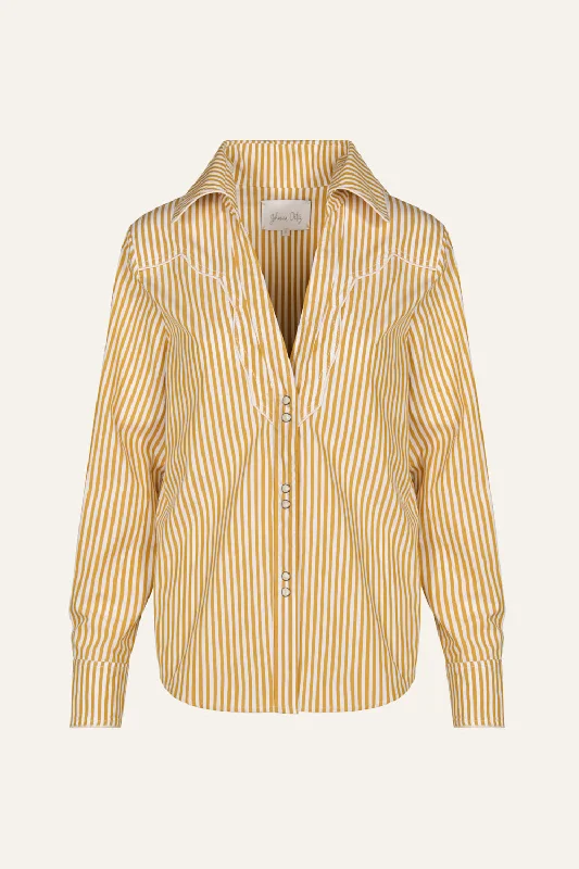 Embrace New Fashion Stripes Hacia Puerto Shirt