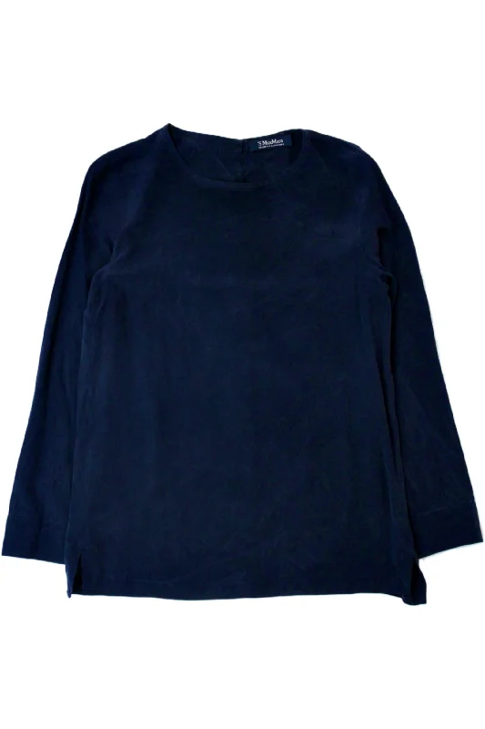 Edgy Fashion Deals 'S Max Mara - Simple Silk Top
