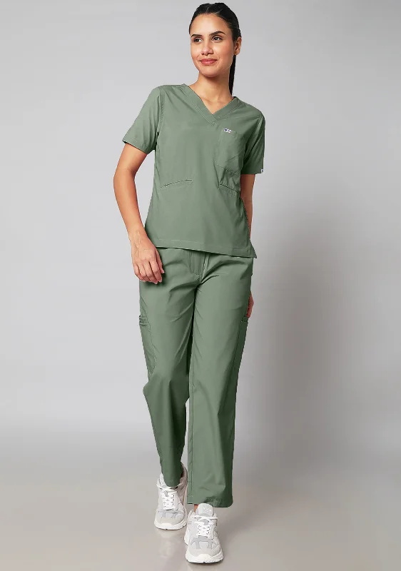Fashion Sale Classic Women's 10 Pocket (Olive) Scrub