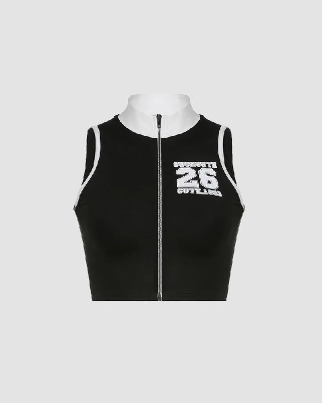 Luxury Casual Deals Oleander 26 Zip Sporty Top
