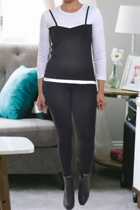 Unbeatable Deals Ladies 2 In 1 Top