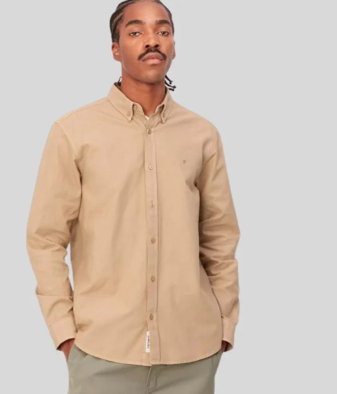 Limited Time Beige Bolton Cotton Shirt