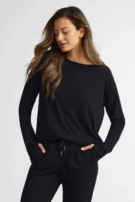 Mega Sales Chandail col rond modal - Femme