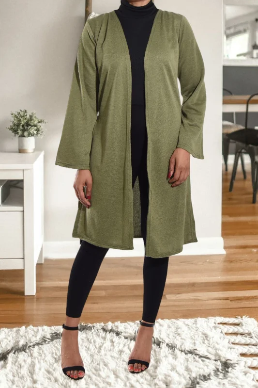 Top Brand Discounts Ladies Olive Gilet