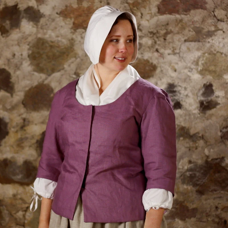 Discount Extravaganza Ladies' Sleeved Bodice - Solid Linen