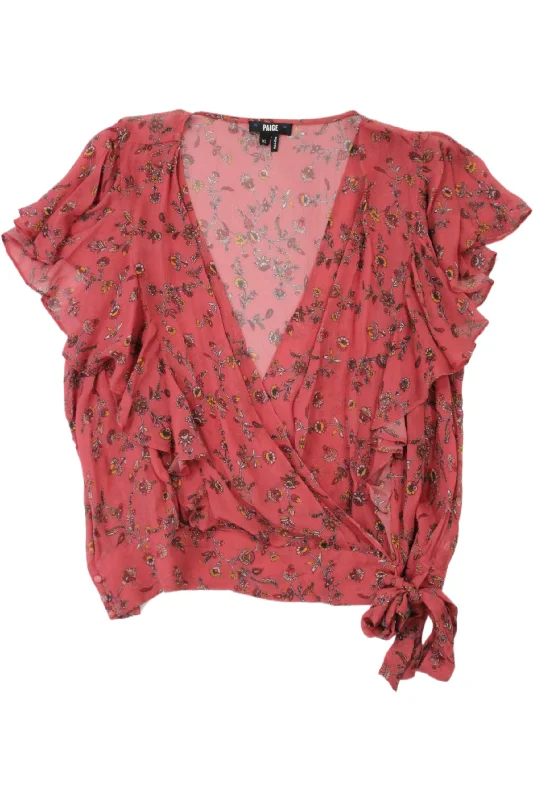 Urban Style Promotions Paige - Crinkle Chiffon Wrap Top