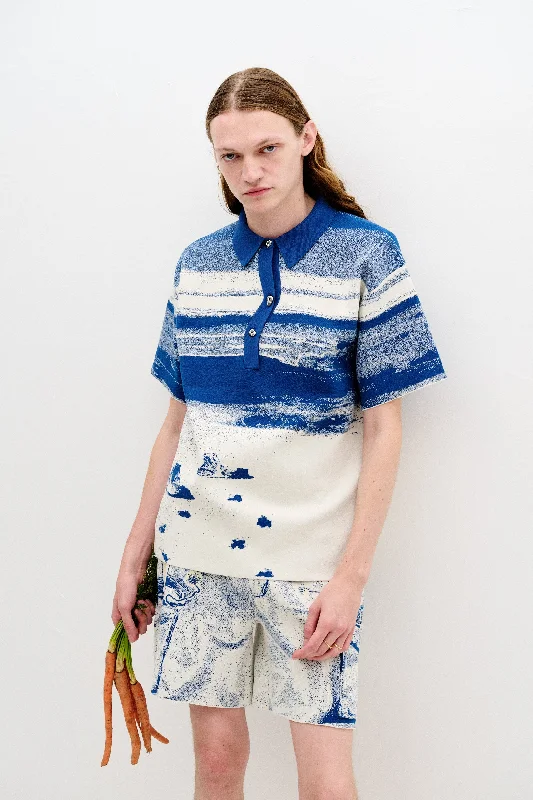 Step Ahead, Lead The Trend JADE UV REACTIVE OVERSIZED POLO