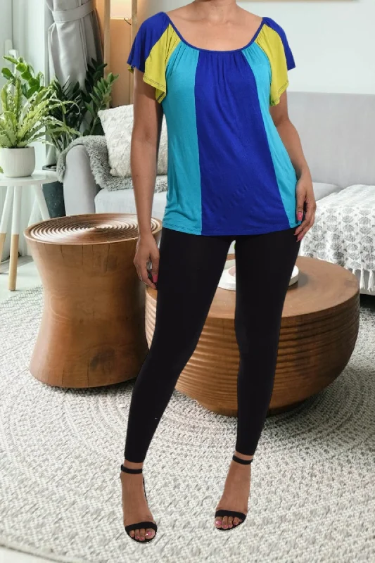 Seize Bargains Ladies Color Block Top