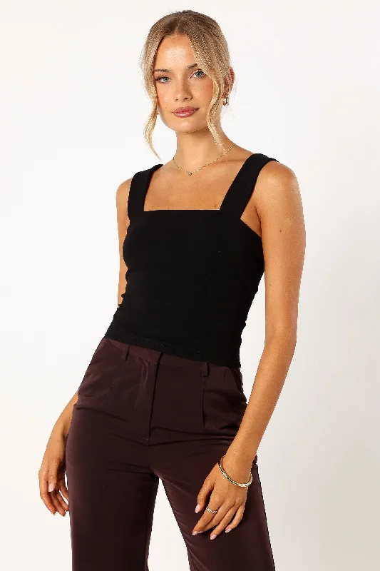 Timeless Elegance Sale Yelena Top - Black