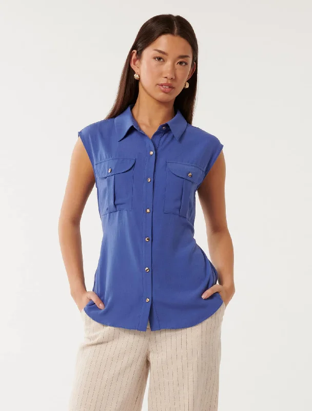 Must-Have Style Discounts Alara Long Cinch Back Shirt