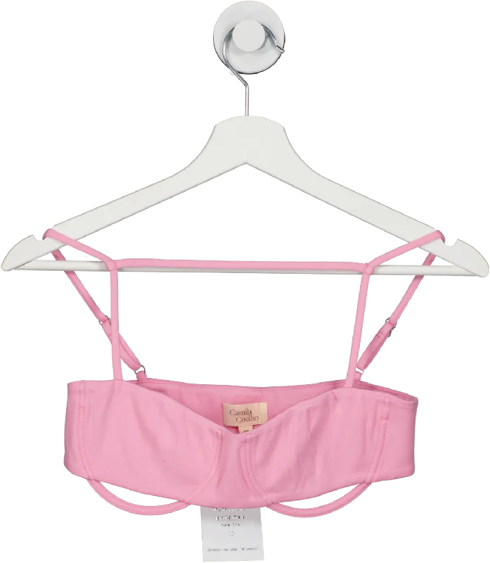 Fashionable Comfort Promotions Camila Coelho Pink Micro Top UK XS