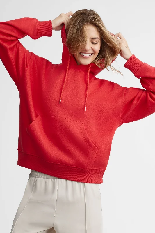 Relaxed Style Chandail à capuchon coton ouaté - Femme
