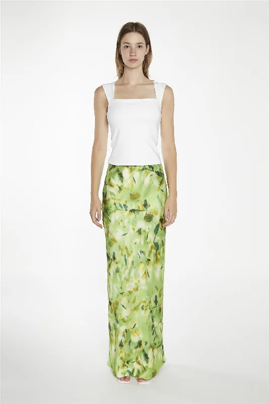 Sleek Style Discounts White Square-Neck Top