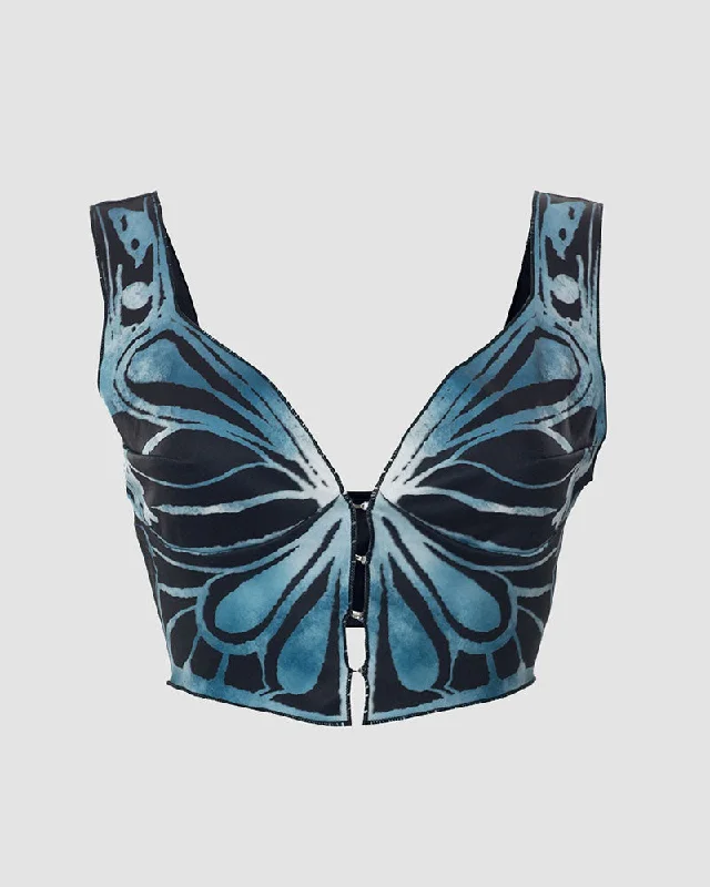 Style Redefined Emperor Wings Butterfly Top