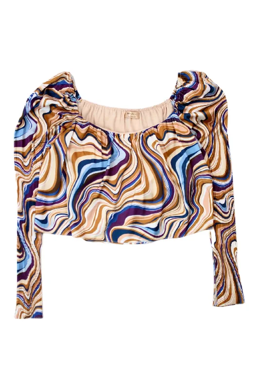 Gift Ideas Bailey/44 - Swirl Satin Top