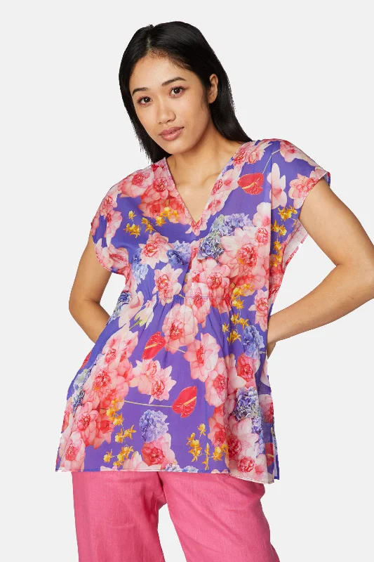 Casual Chic Lotus Kaftan Top
