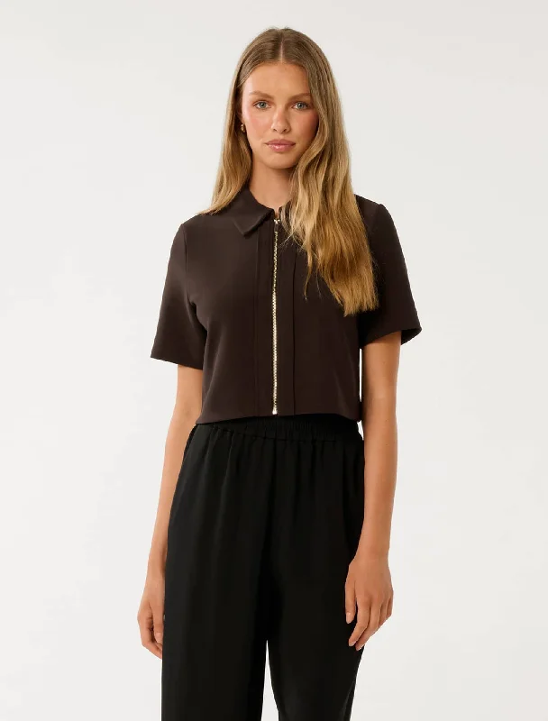Fashion Forward Femininity Axel Boxy Top