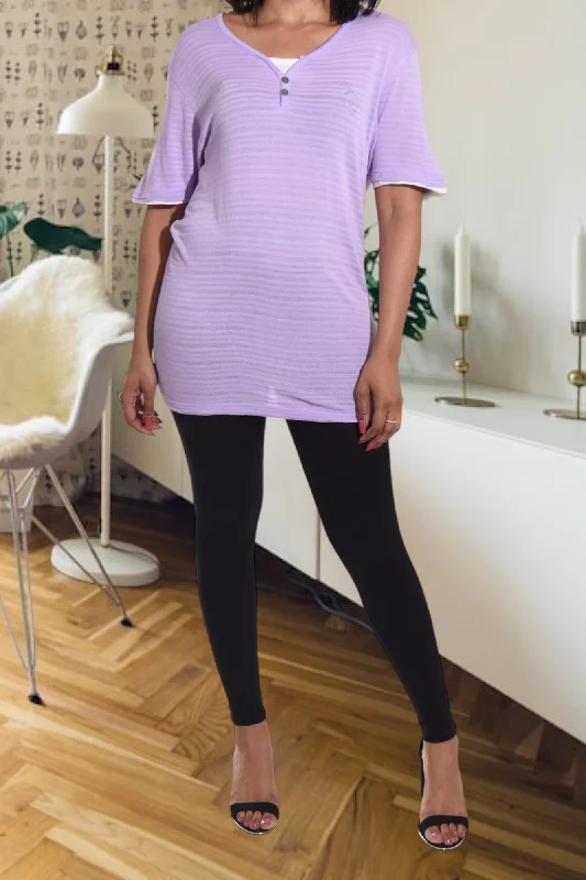 Cozy Chic Promotions Lilac Long Top