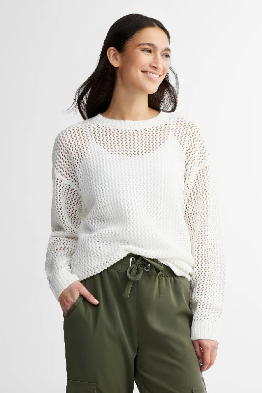 Chic & Cozy Collection Chandail crochet coupe ample - Femme