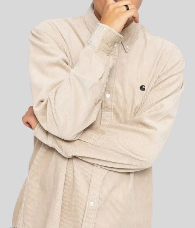 Flash Sale Beige Madison Cord Shirt