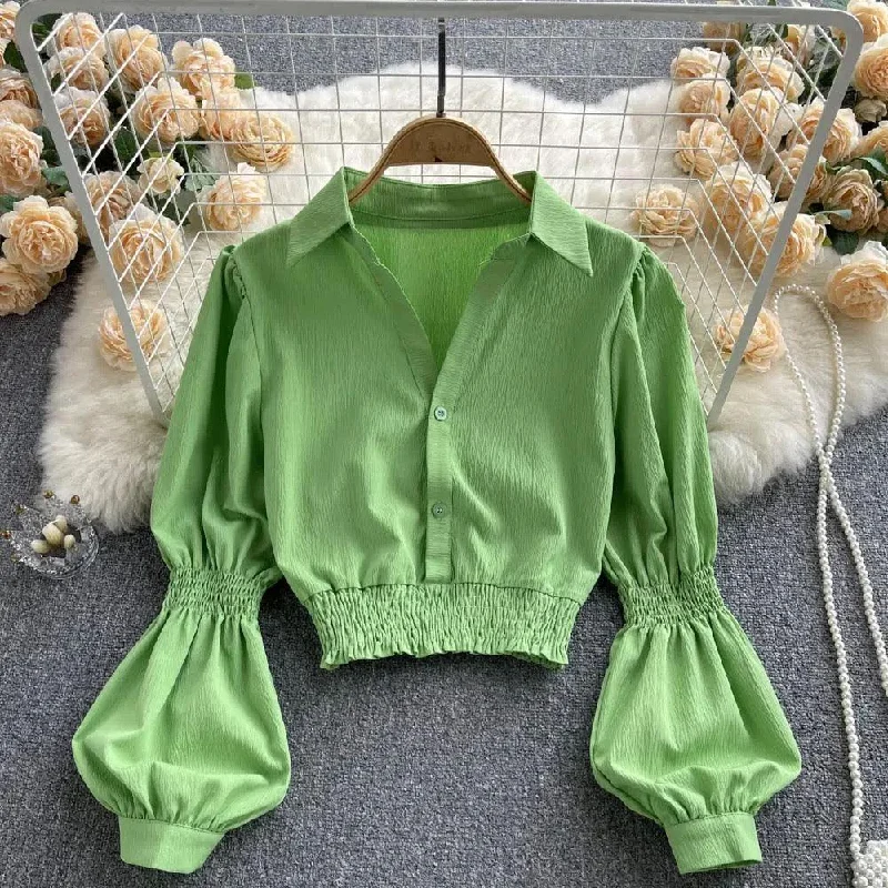 Latest Trends Astley Buttoned Y2K Summer Top