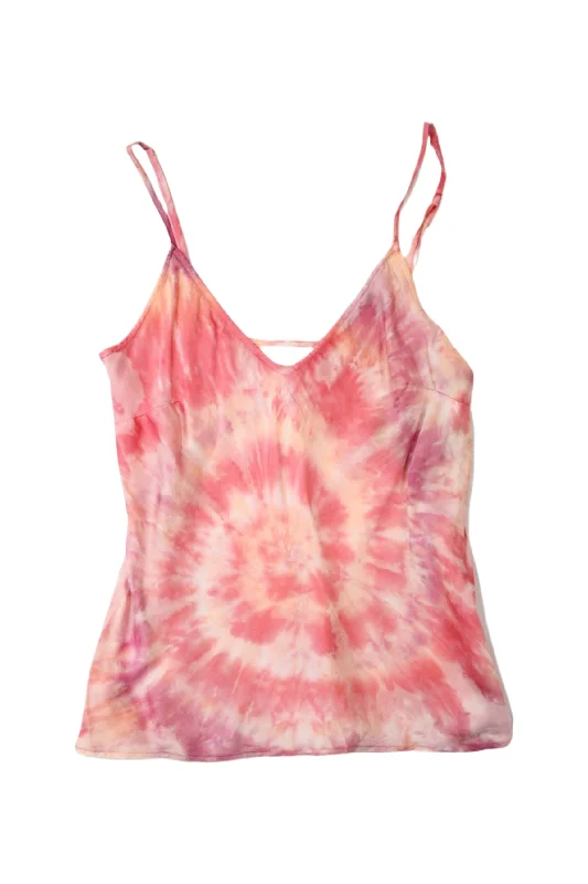 Fresh Fashion Discounts River + Sky - Tie Dye Satin Top