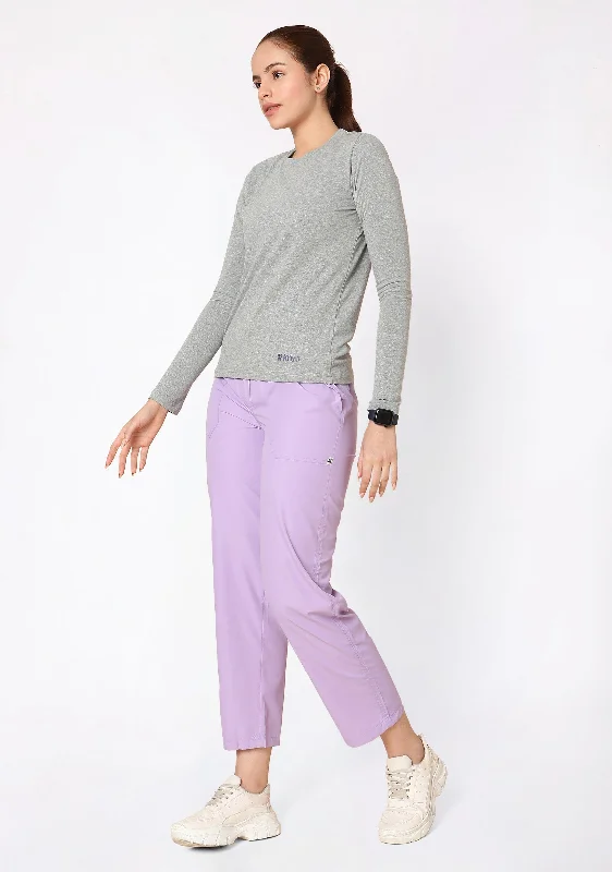 Chic Style, Always In Vogue Supersoft Women's L/S (Grey) Underscrub