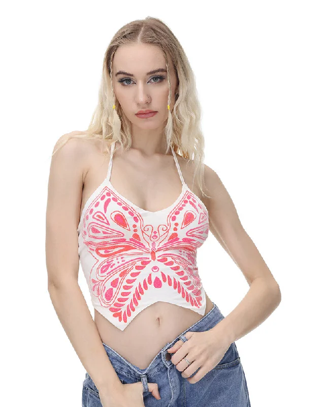 Budget Friendly Butterfly Mural Top