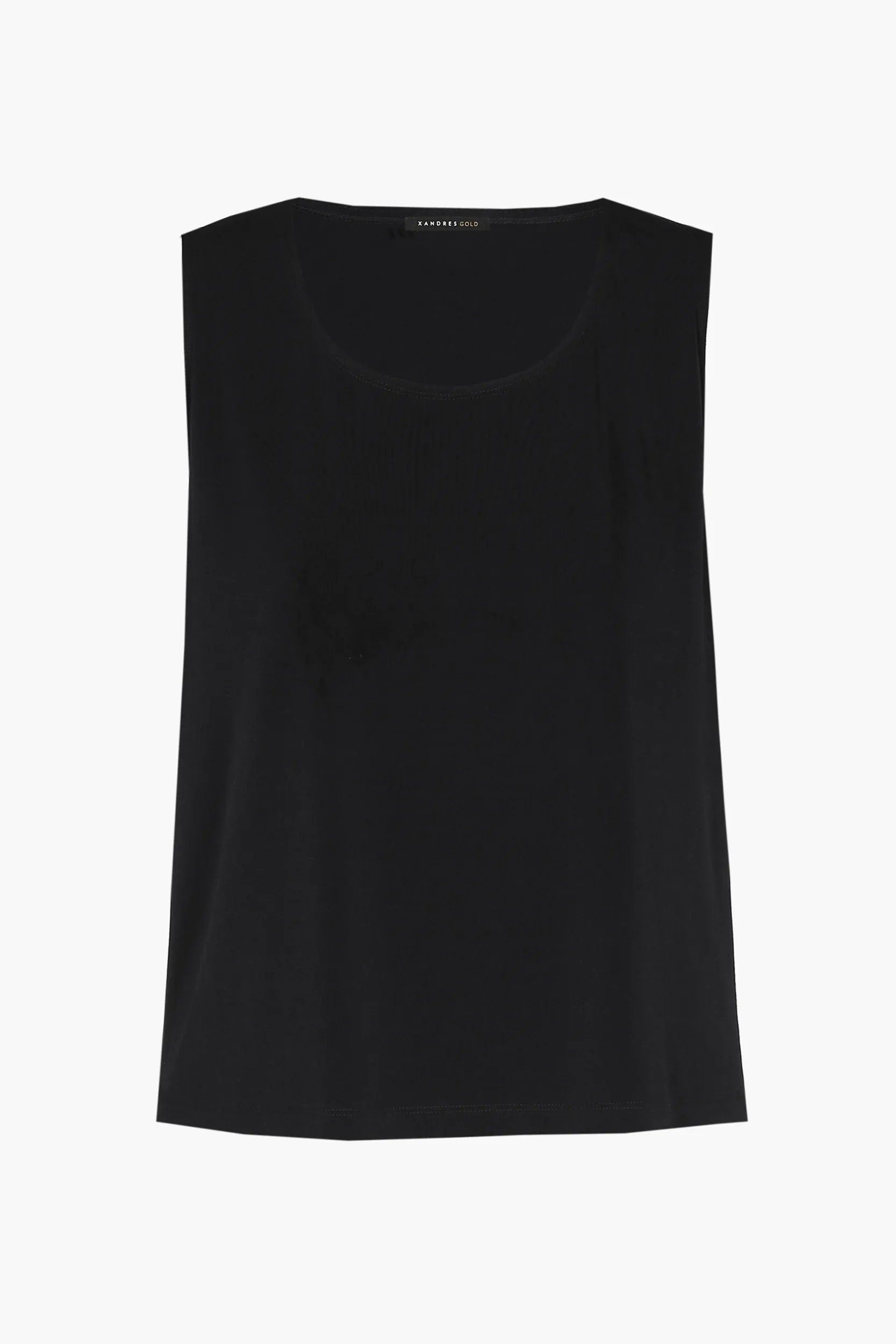 Timeless Elegance Redefined zwarte top in fijne crêpe