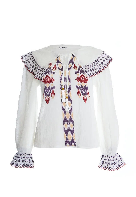 Unbeatable Prices LADIES TOP AN3901-WHITE