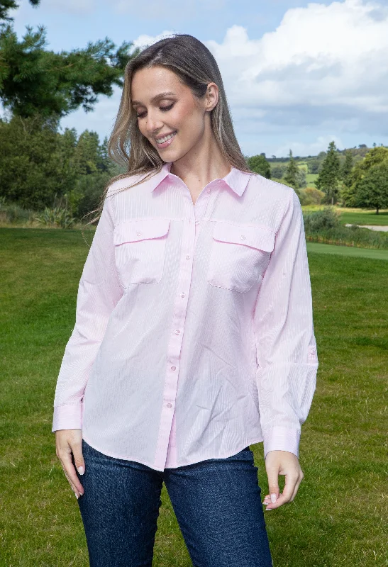 Casual Fashion Light Stripe Relaxed Fit Shirt