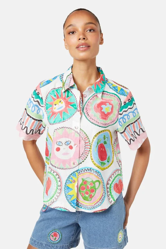 Trendy Street Style Bring A Plate Shirt