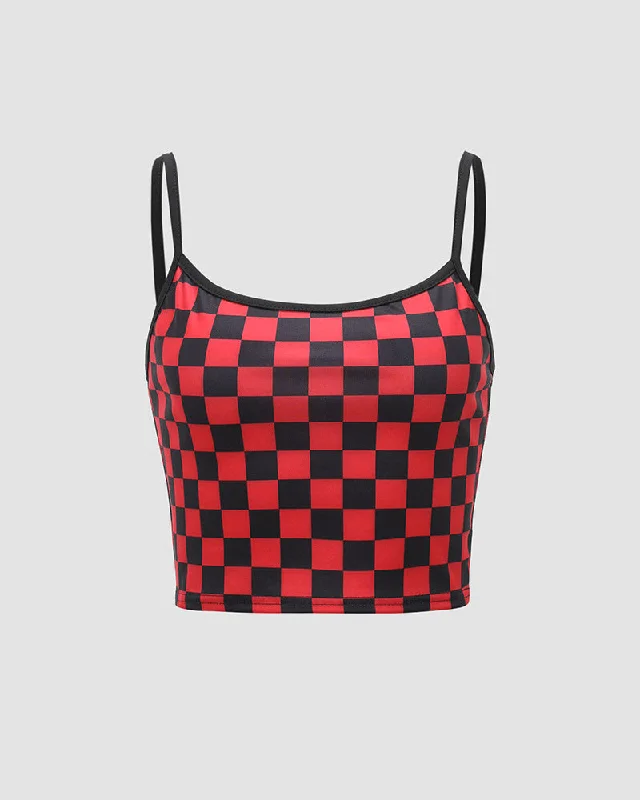 Red Checkered