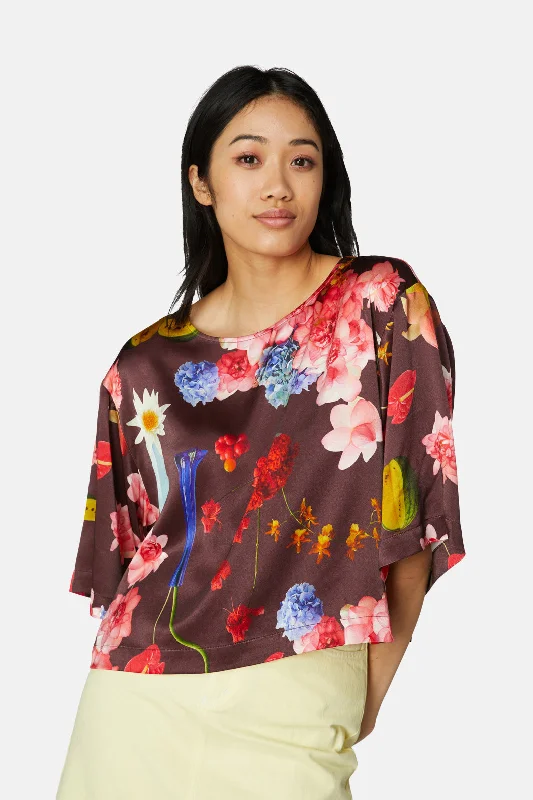 Latest Trends Still Life Scarf Top