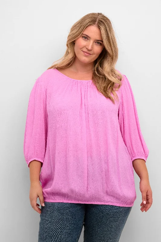 Unleash Your Fashion Alpenveilchenbluse aus Ecovero-Viskose