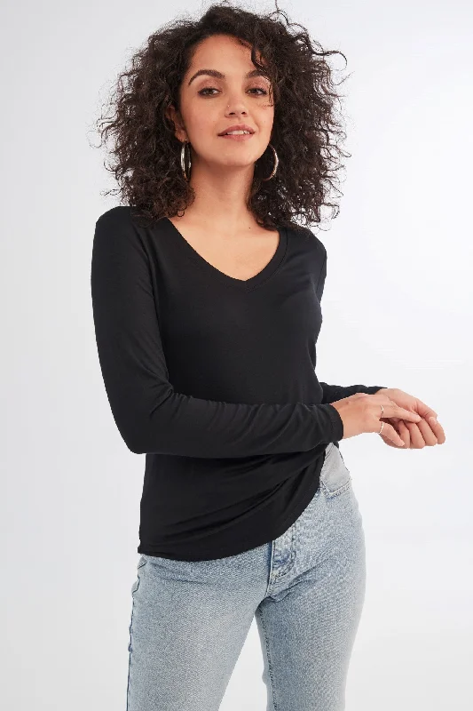 Affordable Trendy Fashion Chandail col en V - Femme