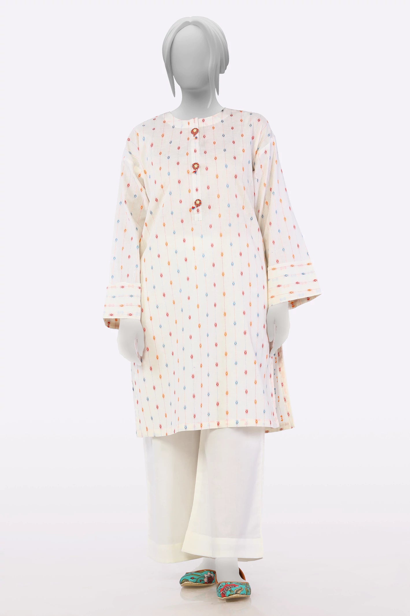 Sustainable Fashion Extravaganza White Stylised 2PC