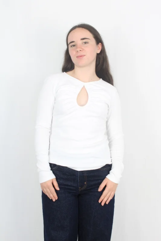 Fashion Forward, Function First Caitlin Crisp - Ribbed Keyhole Top