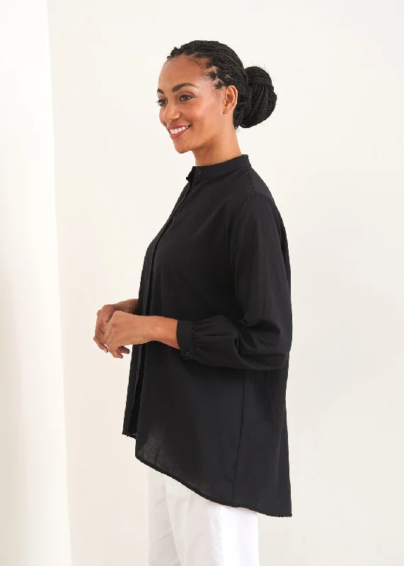 Modern Chic Discounts MAGGIE SHEER SWING SHIRT