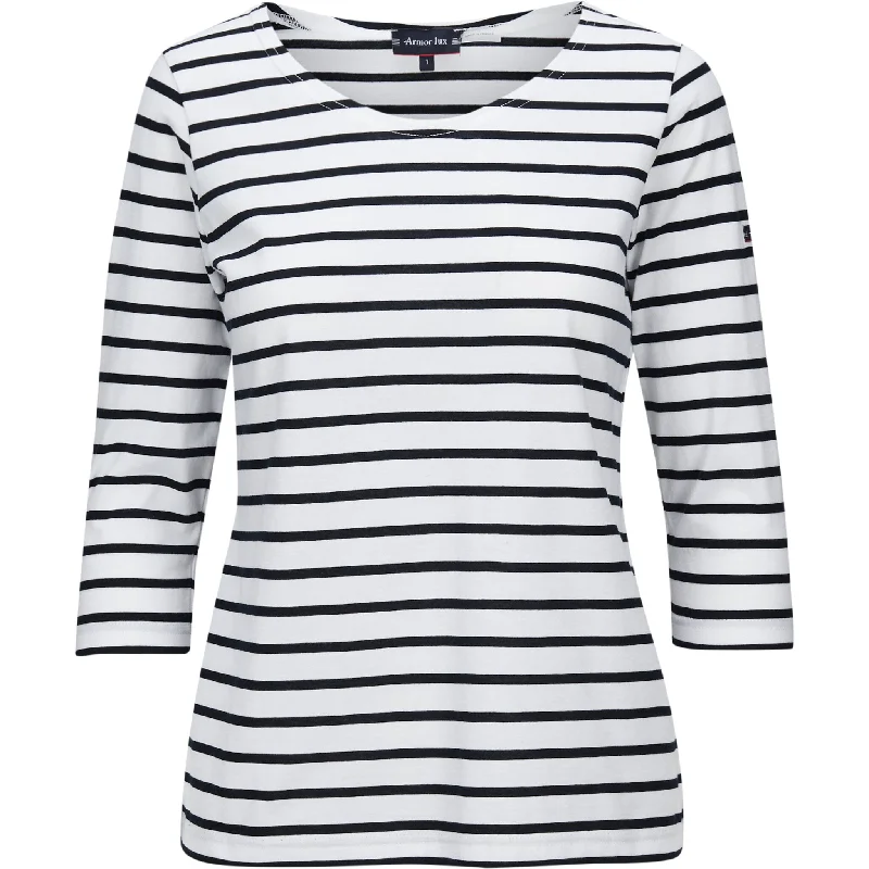 Dive Into Trendy Styles Cap Coz Breton Striped Cotton Jersey - Women's|-|Marinière en coton léger Cap Coz - Femme