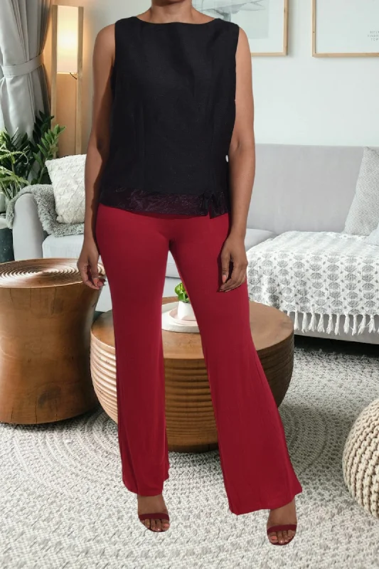 Huge Discounts This Week Black Button Back Top