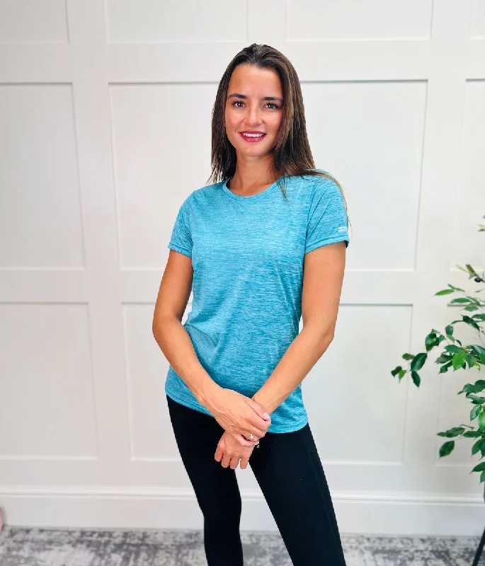 Vibrant Style Promotions Aqua Activewear T Shirt