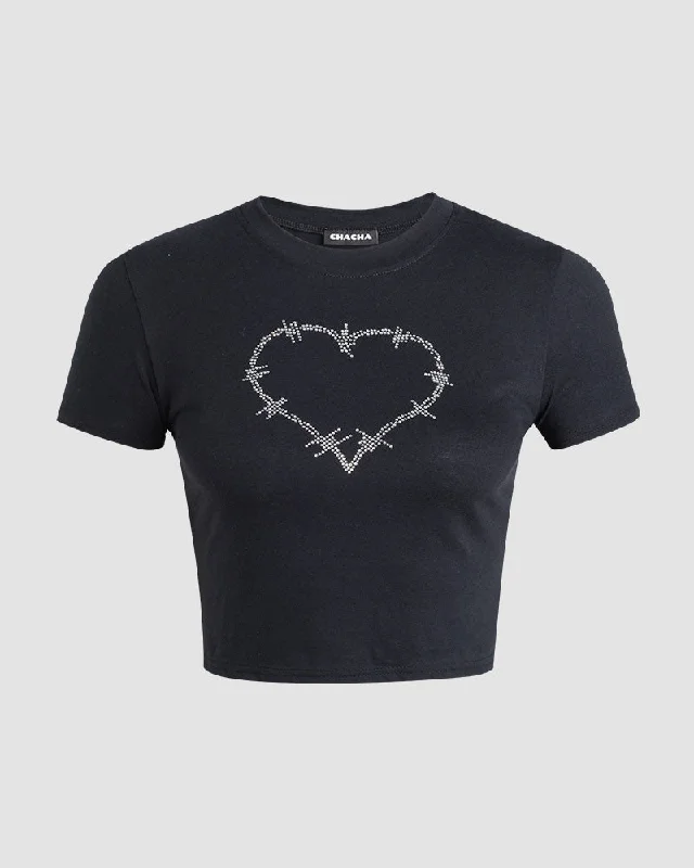 Sleek Style Discounts Heart of Thorns Top