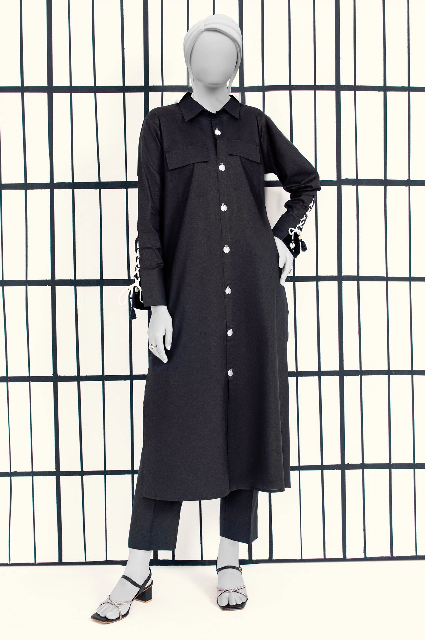Exclusive Discounts Black Stylised Kurti