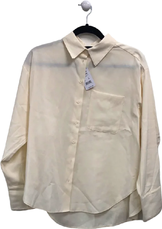 Fashionable Comfort Promotions New Look Cream Shirt UK 10