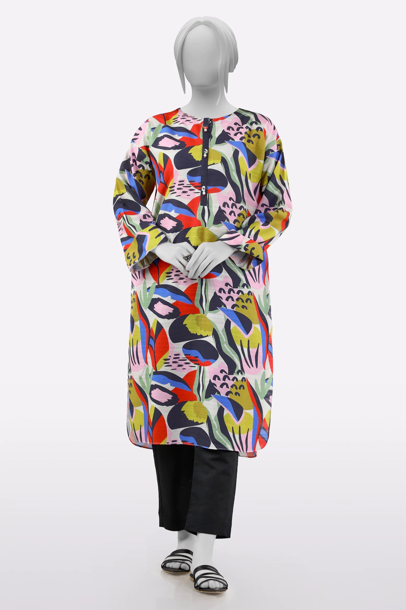 Unbeatable Prices Multicolor Printed Kurti