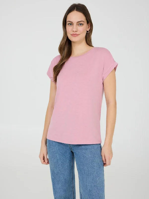 Bold Fashion Sales Cuffed Dolman Sleeve Top