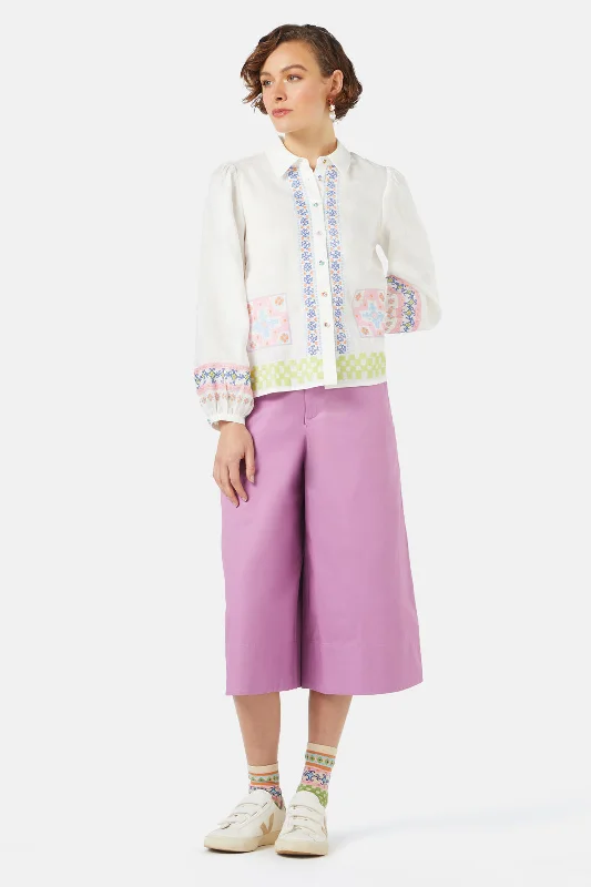 Bold Style Discounts Stained Glass Embroidered Shirt