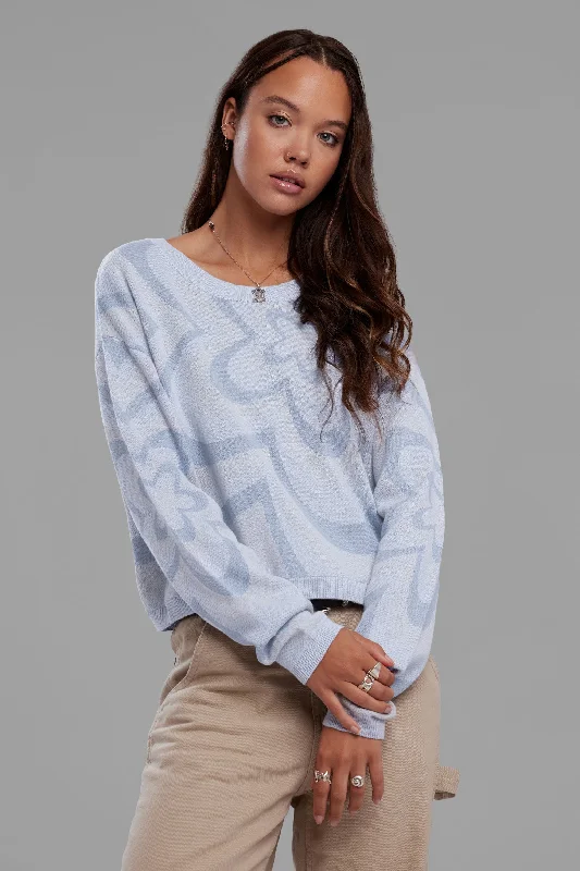 Luxury Fashion Discounts Chandail tricot jacquard motif fleurs - Femme