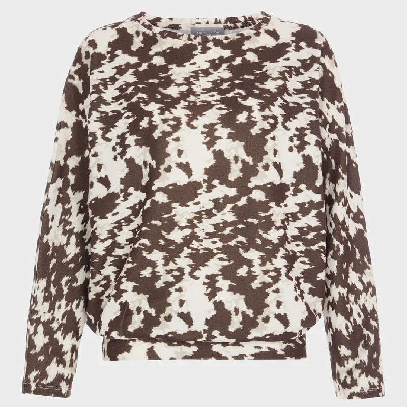 Easy Elegance Sales Ladies Abstract Batwing Top